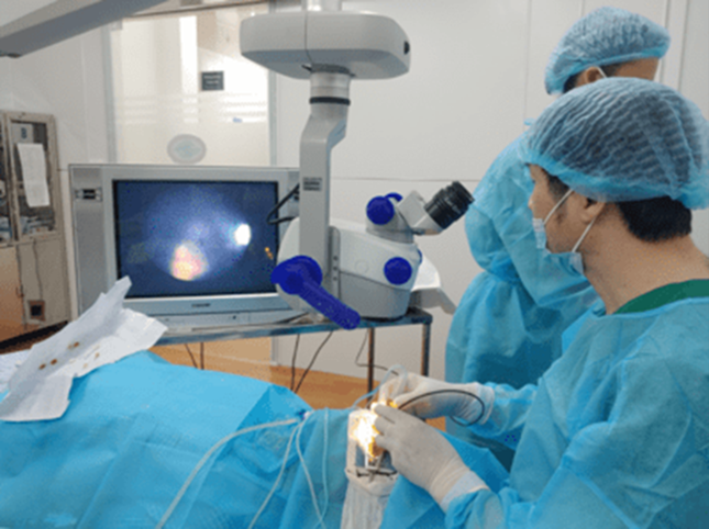 Đặc biệt, ở Hà Nội, chỉ duy nhất Bệnh Viện Mắt Hồng Sơn là bệnh viện tư nhân mạnh nhất có thể tiến hành được các phẫu thuật chuyên sâu về dịch kính võng mạc