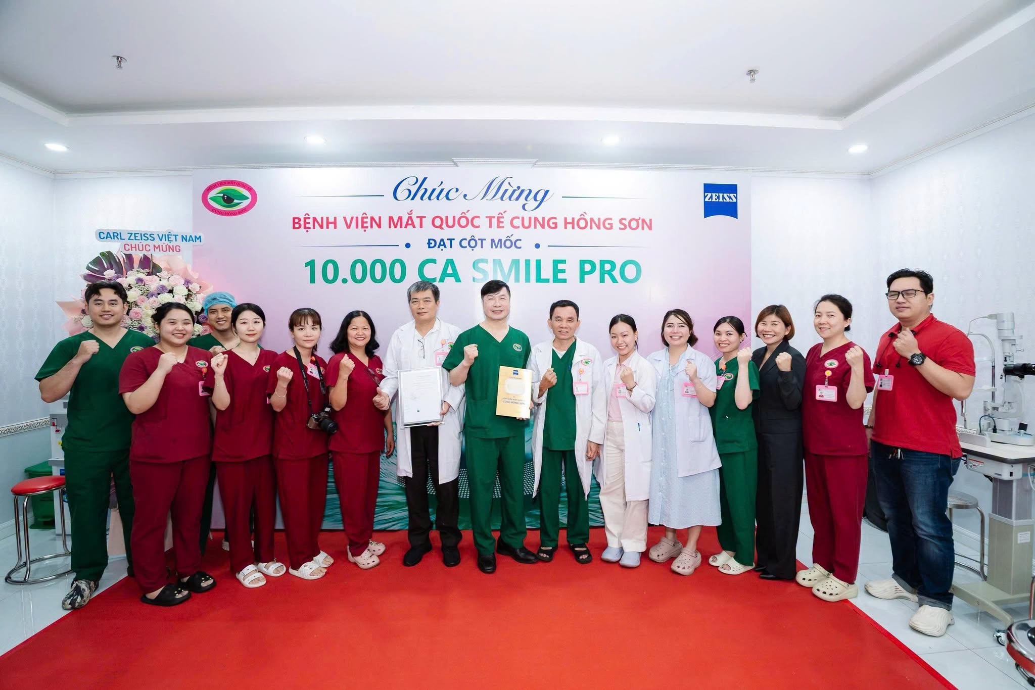 HƠN 10.000 CA PHẪU THUẬT SMILE PRO THÀNH CÔNG! MỐC SON LỊCH SỬ CỦA BỆNH VIỆN MẮT QUỐC TẾ CUNG HỒNG SƠN🎉