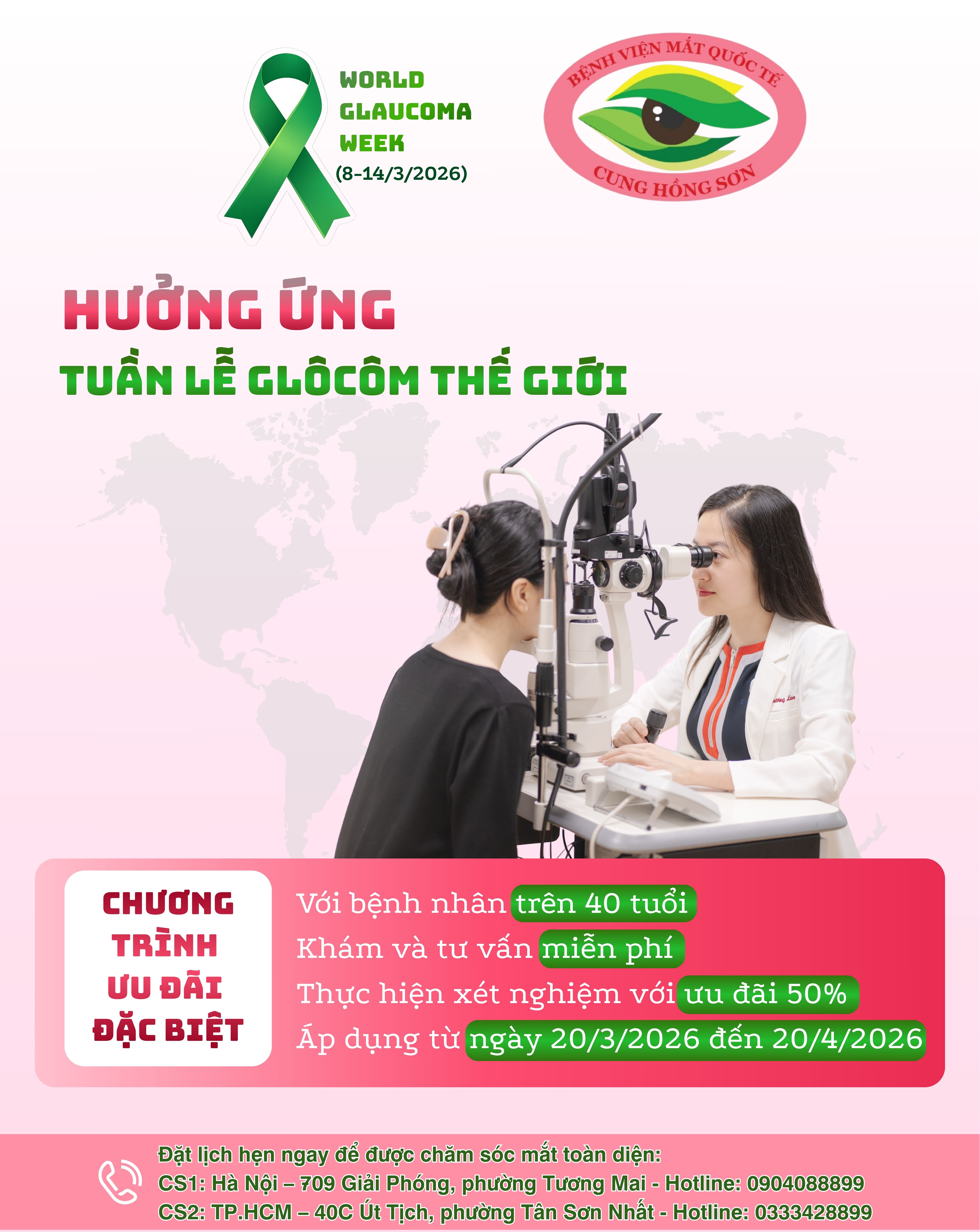 Hưởng ứng Tuần Lễ Glôcôm